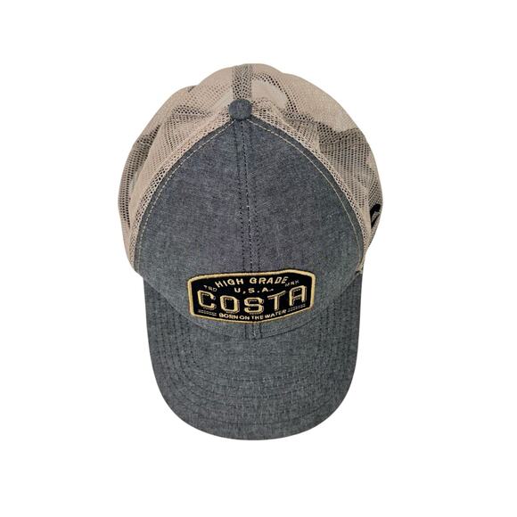 Costa Del Mar High Grade Mesh Adjustable Cotton Blend Baseball Trucker Hat Cap - Picture 3 of 9